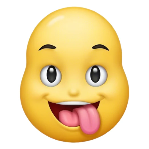 Emoji with tongue out and side eye sticker