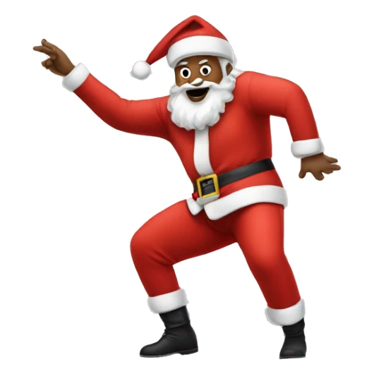 Santa twerking sticker