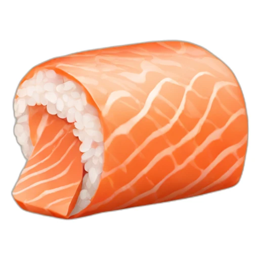 salmon roll sticker