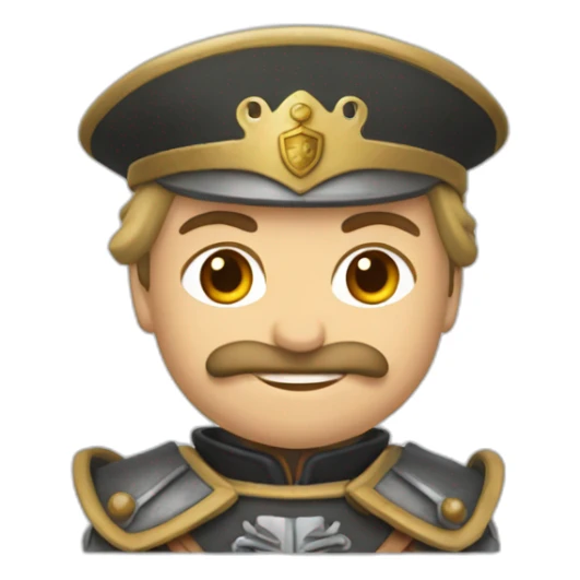 Un écureuil dans une tenue de chevalier sticker