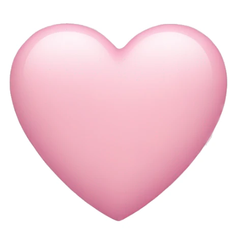 pastel pink heart sticker