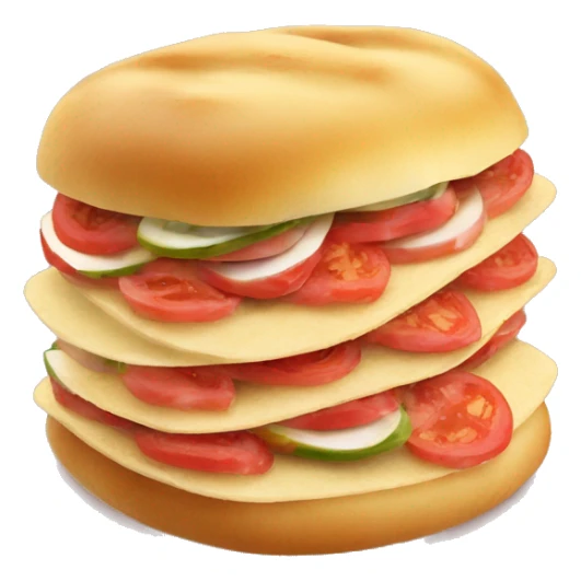 Tostada de pan con tomate natural rallado, encima jamón ibérico y queso curado sticker