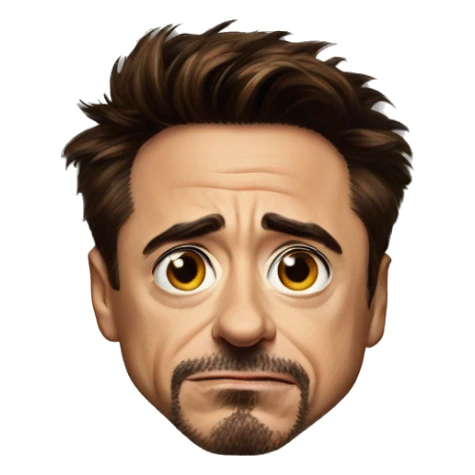 robert downey jr and the meme with him when he rolls his eyes sticker