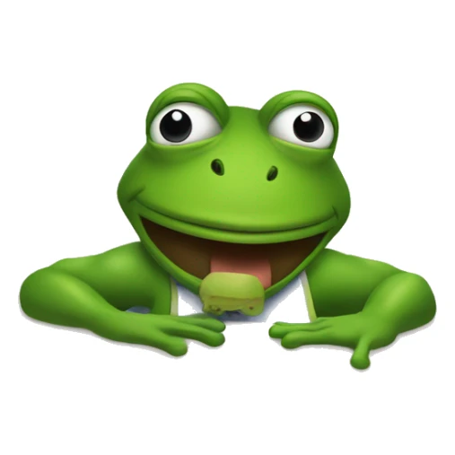 A man in a sleeveless shirt is in a frog positionFrog in a house sticker
