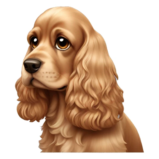 Cocker spaniel similar to Lady sticker