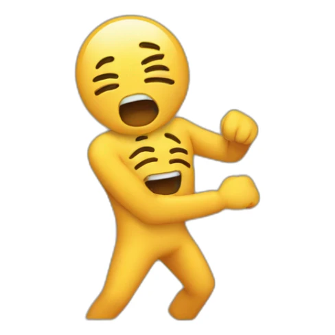 Emojis qui pleure et qui dab sticker
