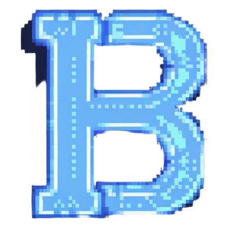 modern CSE logo, stylized CSE letters with digital pixel effect, blue and white sticker