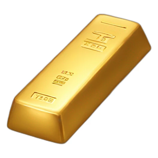 gold bar sticker
