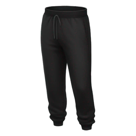 black sweat pants no person sticker