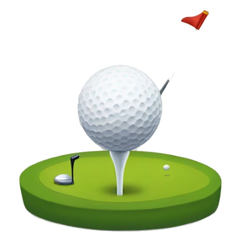 Golf putts  sticker