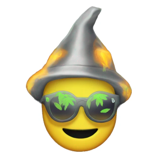 420 neon raving smoking dancing hemp leaves sticker