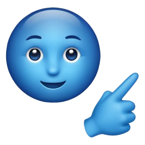 Create a emoji of realistic Instagram blue tick sticker