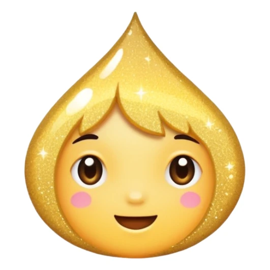  sparkling shiny glitter, with bright sparkles and shimmering particles, simple cute cartoon style sticker