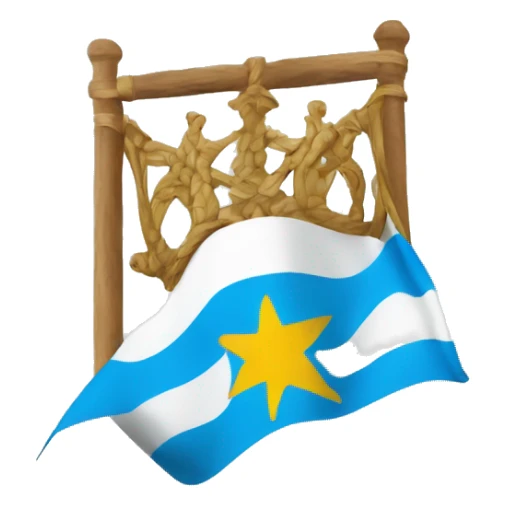 La bandera de galicia sticker