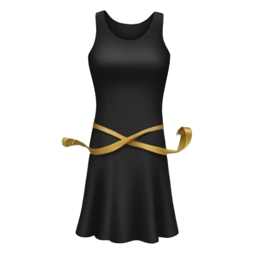 black dress sticker