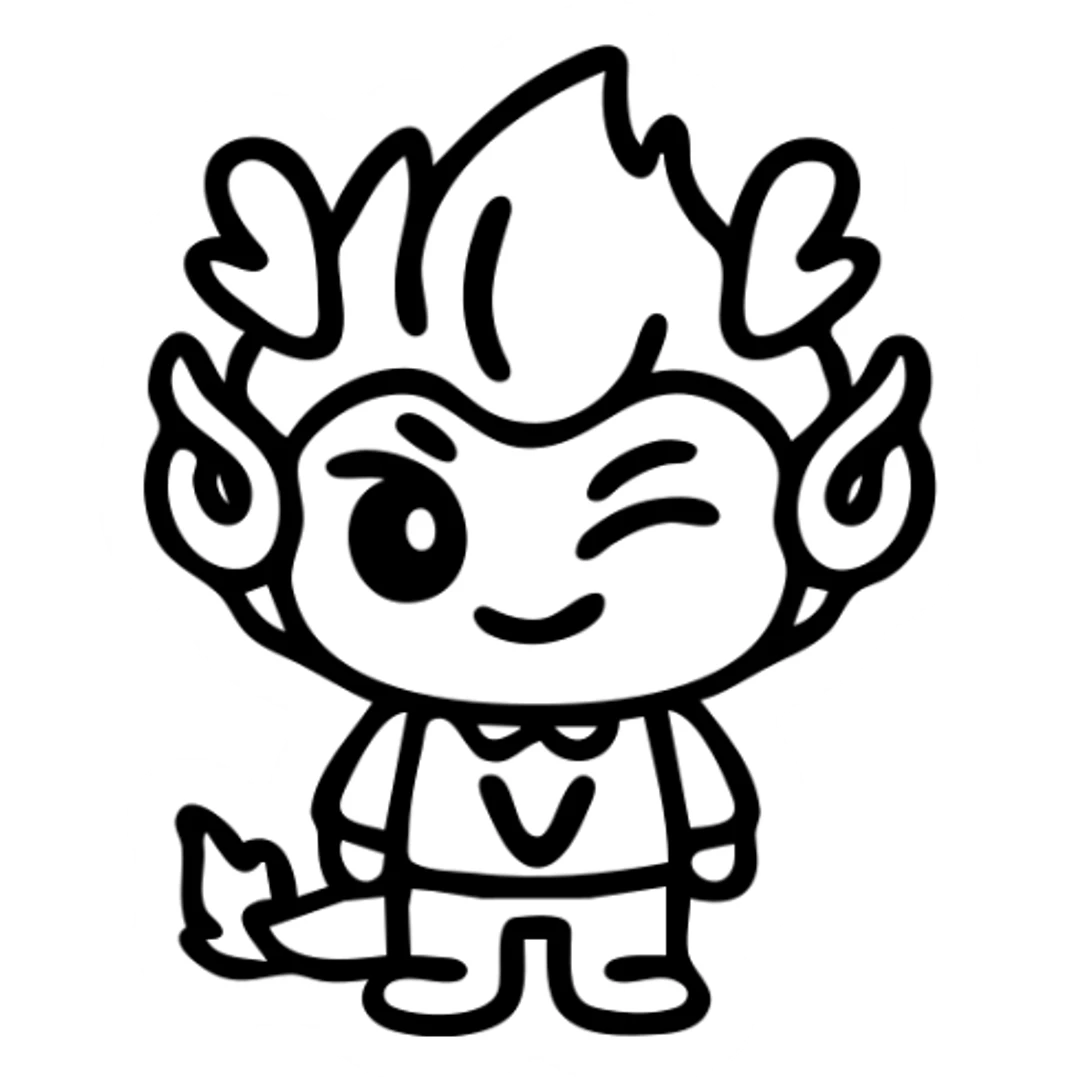 Create a laptop icon, yellow background, white stroke. The laptop screen displays the following image sticker