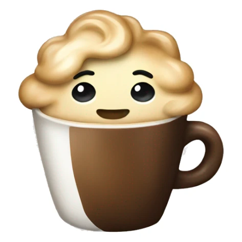 Coffee with bow sticker