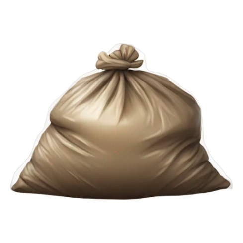 Dog poop in a bag sticker