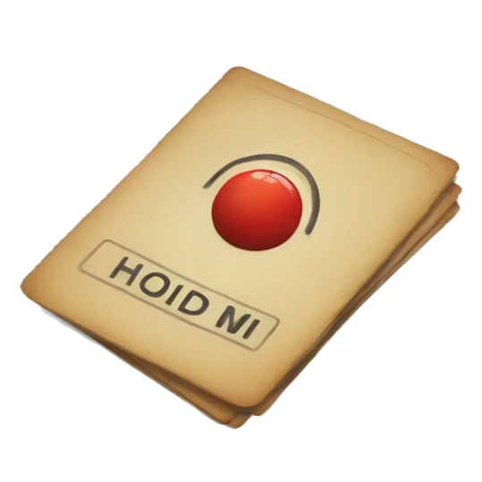 hold card sticker