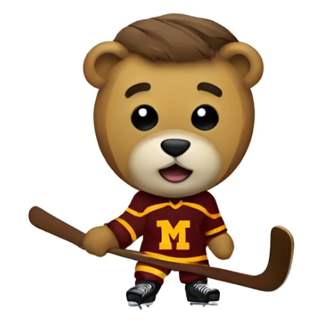 Goldy, the University of Minnesota Hockey Gopher! sticker