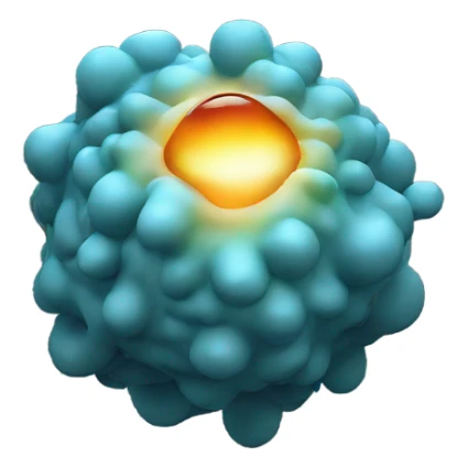 a gas particle in motio sticker