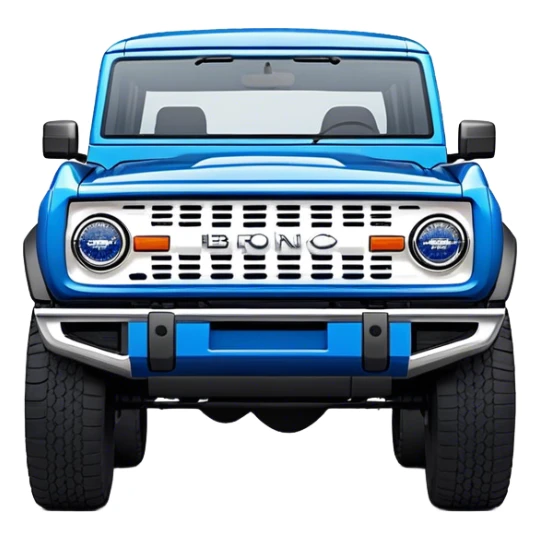 Ford Bronco - Ford (Model Year: 2021) (Iconic colour: Blue) sticker