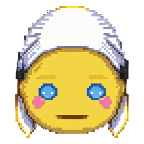 yellow slick emoji face wearing a durag sticker