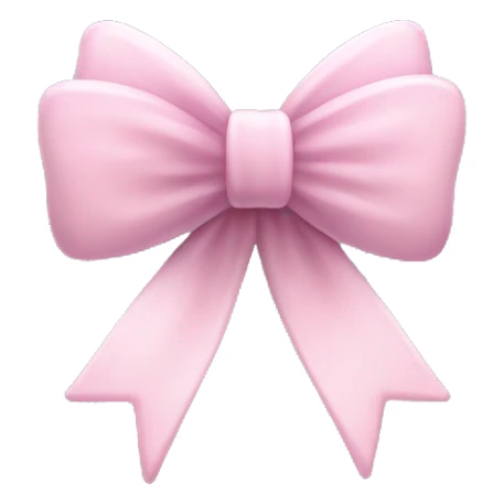 pastel pink star glass with black bow sticker