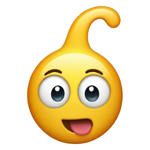 smiling emoji with tongue out and eyes open sticker