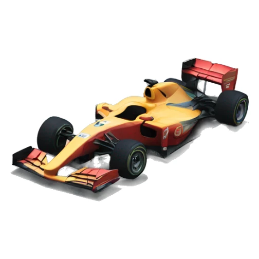 F1 car on highway near ocean sticker