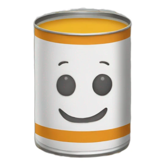 Huge young cans of soup sticker