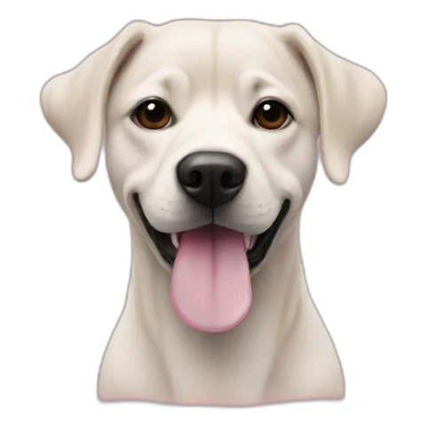 Dog-t-shirt-pink sticker