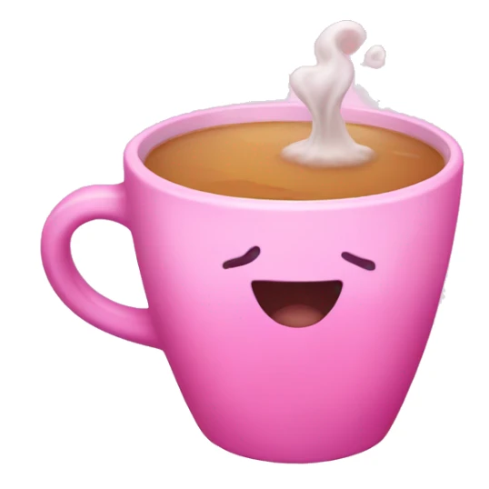 cup of pink sea sticker