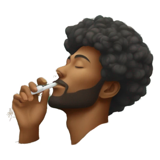 Person vaping wearing a colourful vibrant tropical patchwork of intricate vintage patterns, vape sticker