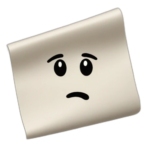 Trim a piece of paper  sticker