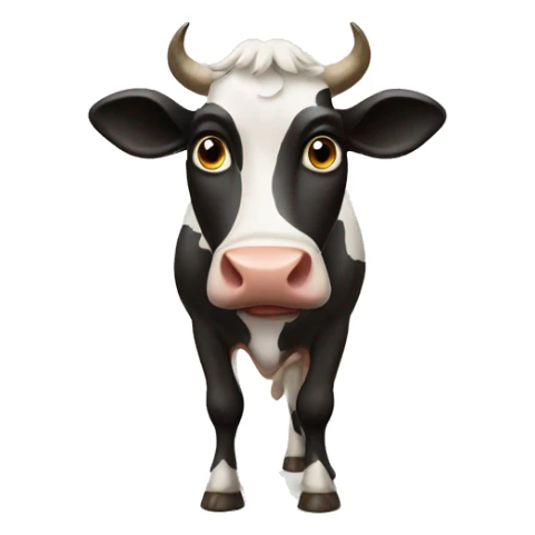 cow and the nonsense talk sticker