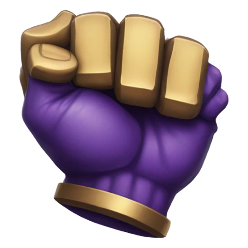 Thanos's fist sticker