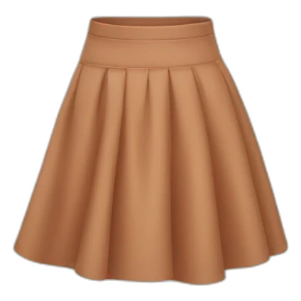 small skirt lifted by strong wind sticker