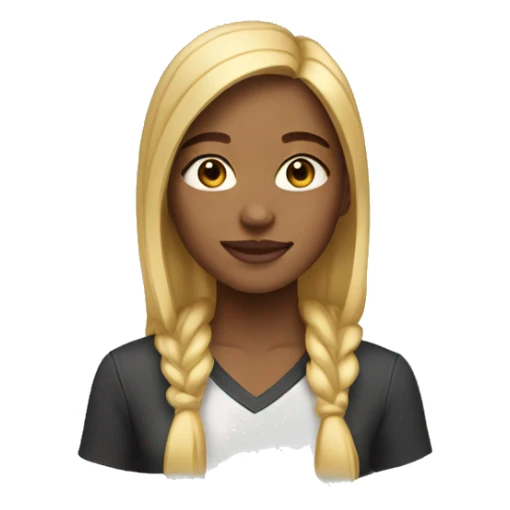 , 18 year old, light-skin, female sticker