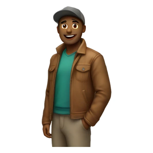 A man standing infront of the matterhorn mountain sticker