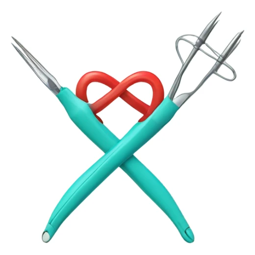Heart and scalpel ￼ sticker