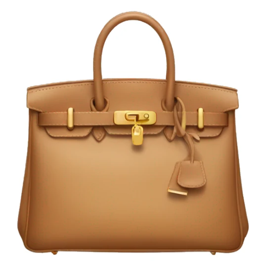 Tan Birkin bag sticker