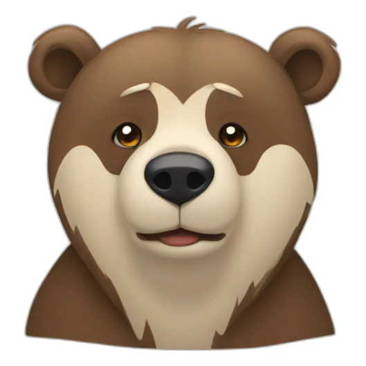 a russian bear sticker