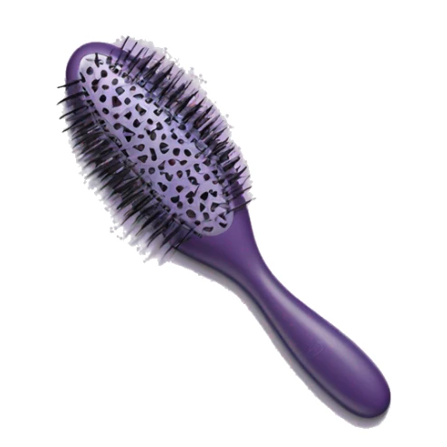 Lilac detangler plastic vent hair brush  sticker
