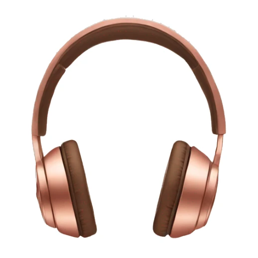 Rose gold beat head phones  sticker