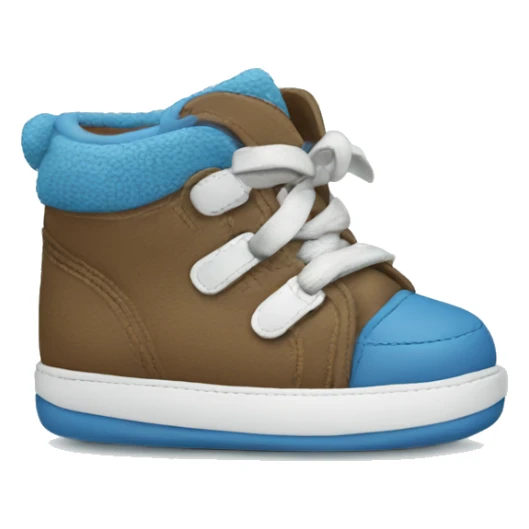 Pair of shoes for a baby boy sticker