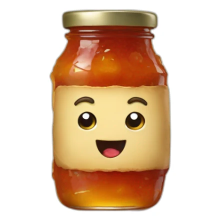 T'choupi qui mange de la confiture sticker