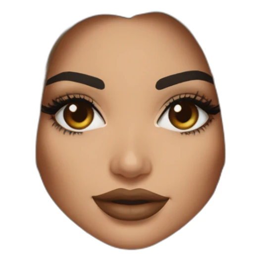 Kylie Jenner brown sticker