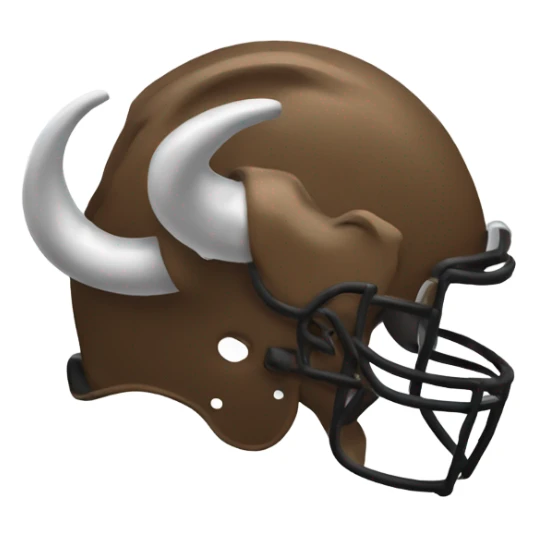 Colorado Buffalos football with horns sticker