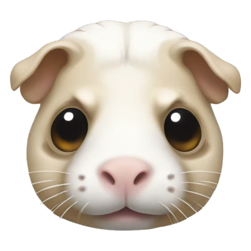 skeleton of a guinea pig sticker